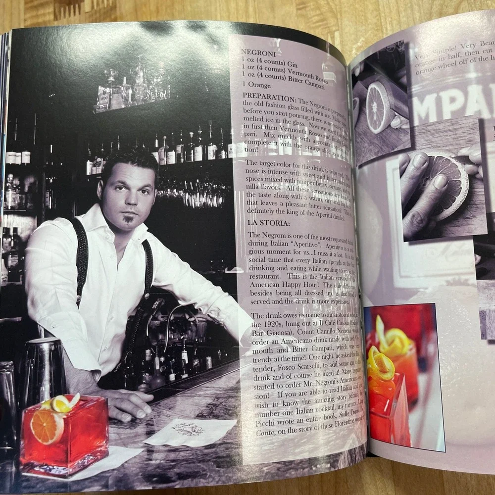 Cafe Firenze Cookbook Signed Jacopo Falleni Fabio Viviani Italian Recipes Tuscan